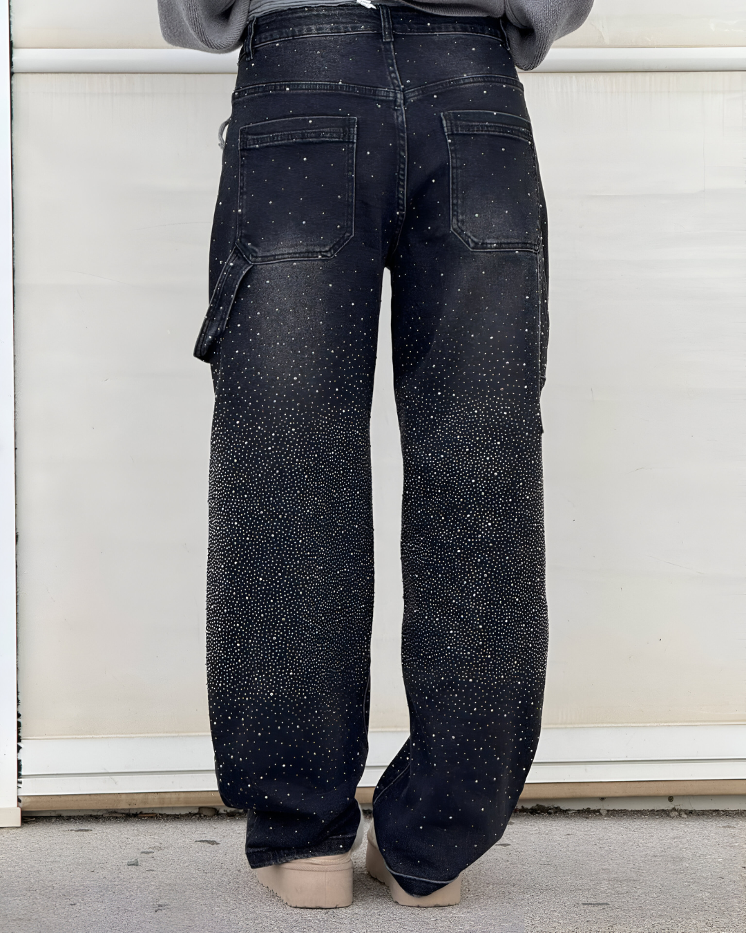 IVETTE - JEAN TENDANCE AVEC STRASS