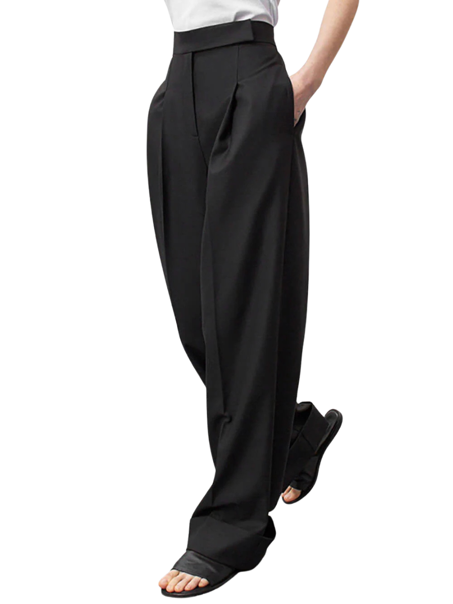 AUDE - PANTALON ÉLÉGANT TAILLE HAUTE