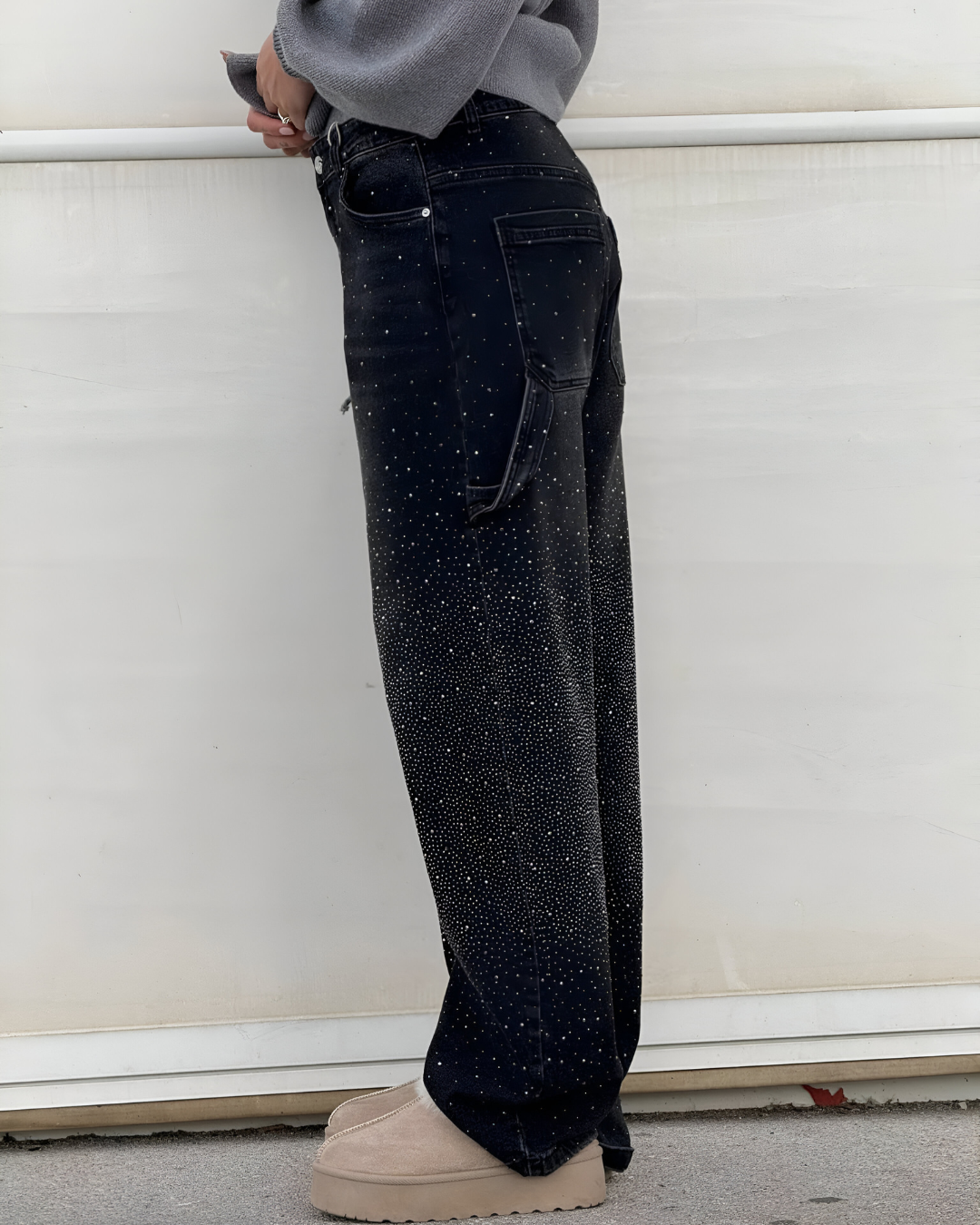 IVETTE - JEAN TENDANCE AVEC STRASS