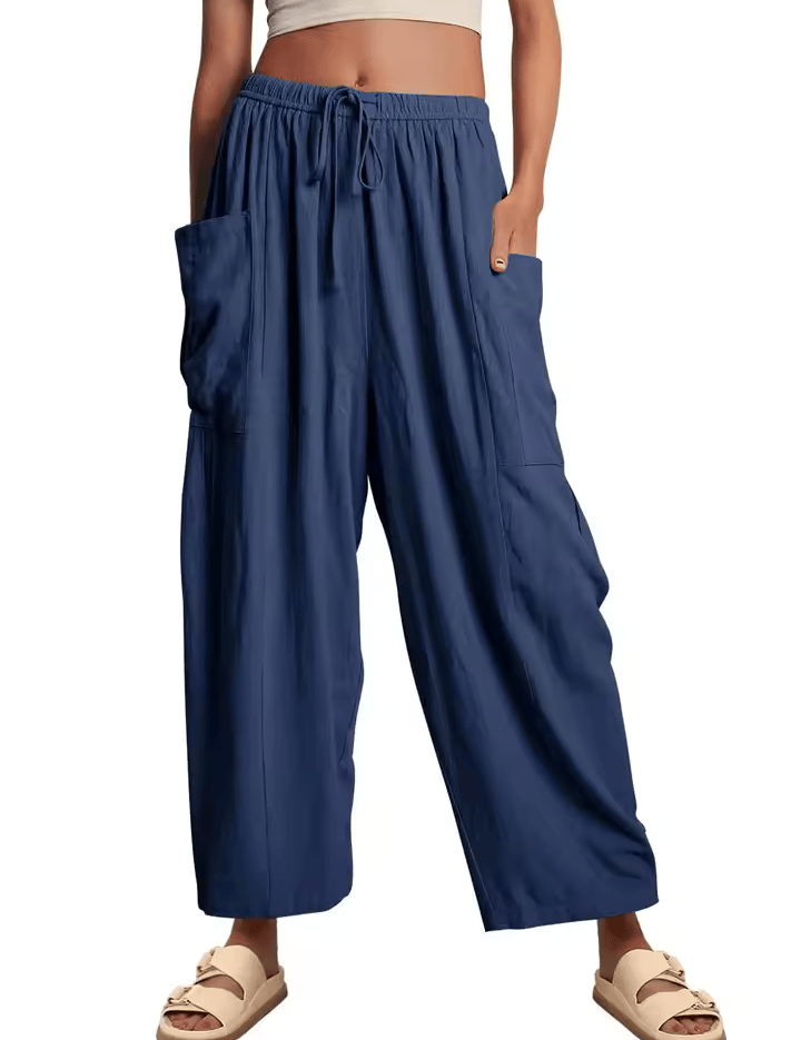 ALEXANDRINE - PANTALON FLUIDE COUPE AMPLE