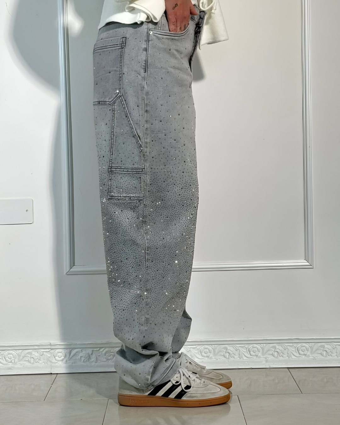 IVETTE - JEAN TENDANCE AVEC STRASS