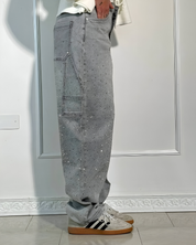 IVETTE - JEAN TENDANCE AVEC STRASS