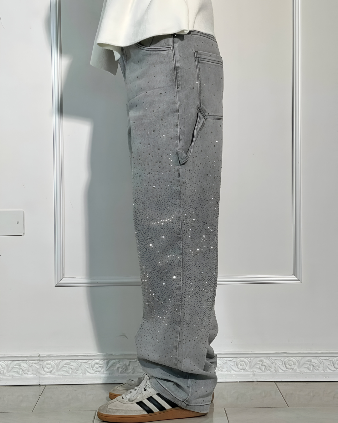 IVETTE - JEAN TENDANCE AVEC STRASS
