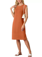 Robe ample mi-longue