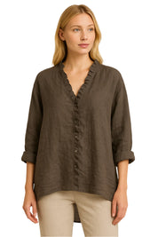 HYACINTHE – BLOUSE AMPLE À VOLANTS