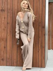 LÉOPOLDINE – ENSEMBLE CONFORTABLE HAUT ET PANTALON