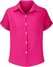 LOUISA – BLOUSE CONFORTABLE À MANCHES COURTES
