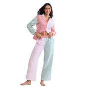 MADELEINE – ENSEMBLE DE PYJAMA À RAYURES MODERNES