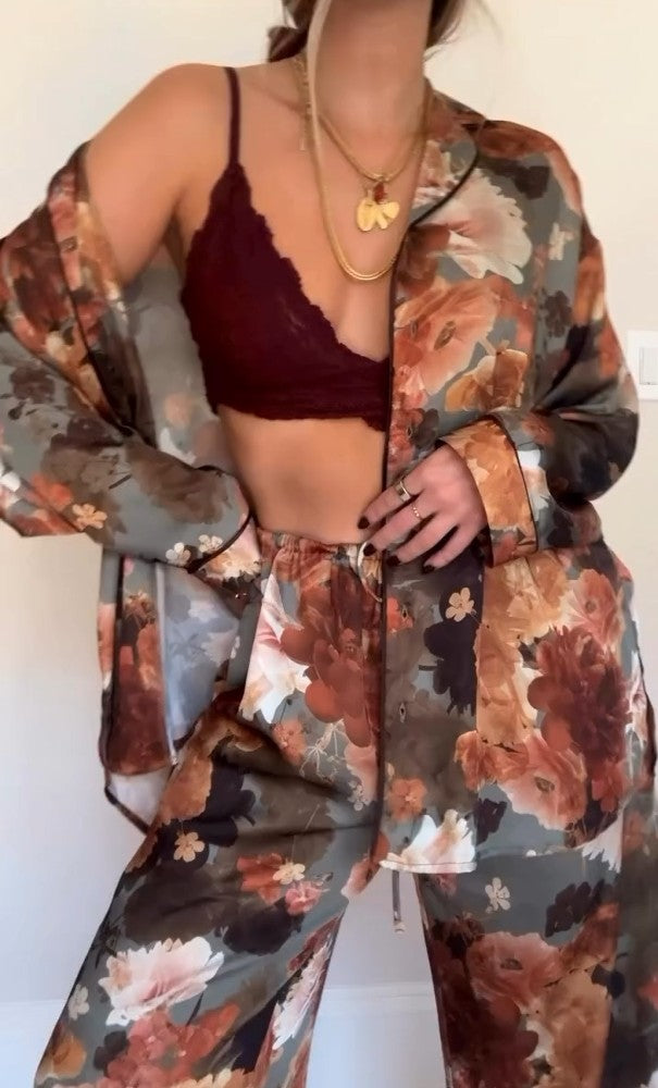 LAURÈNE – ENSEMBLE DE PYJAMA FLORAL