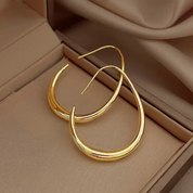 ZOÉ – BOUCLES D’OREILLES CRÉOLES GOUTTE D’EAU