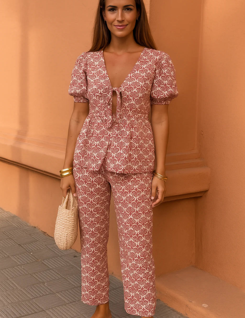 ISALINE – ENSEMBLE ÉLÉGANT HAUT ET PANTALON