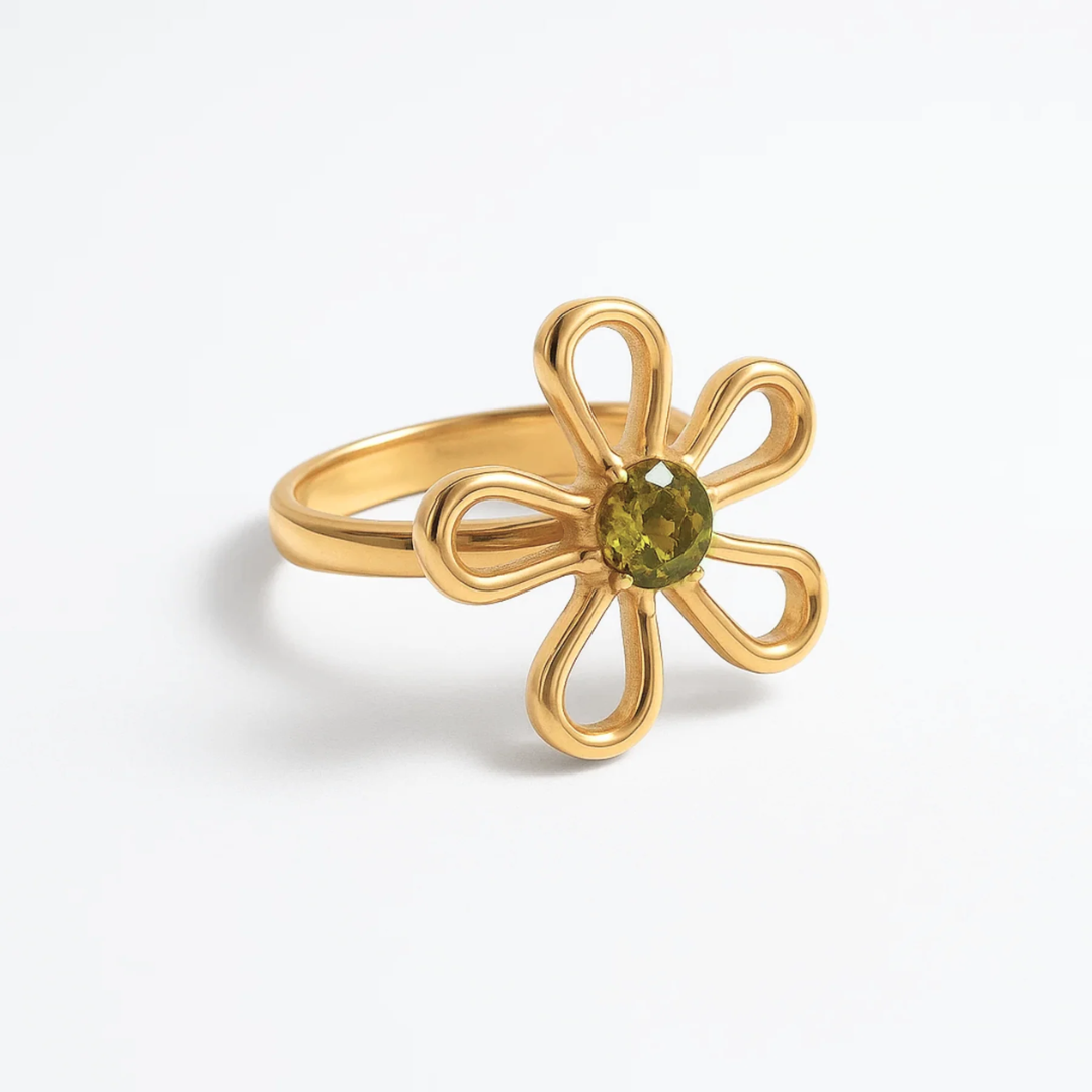 FLORA – BAGUE FLORALE ÉLÉGANTE