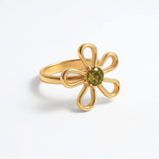 FLORA – BAGUE FLORALE ÉLÉGANTE