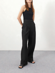 AUDE - PANTALON ÉLÉGANT TAILLE HAUTE
