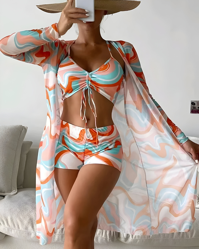 FLORINE – ENSEMBLE BIKINI TROIS PIÈCES ÉLÉGANT
