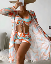 FLORINE – ENSEMBLE BIKINI TROIS PIÈCES ÉLÉGANT