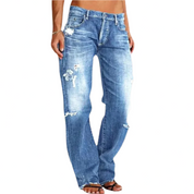 HENRIETTE - JEAN EN DENIM RÉTRO À JAMBES LARGES