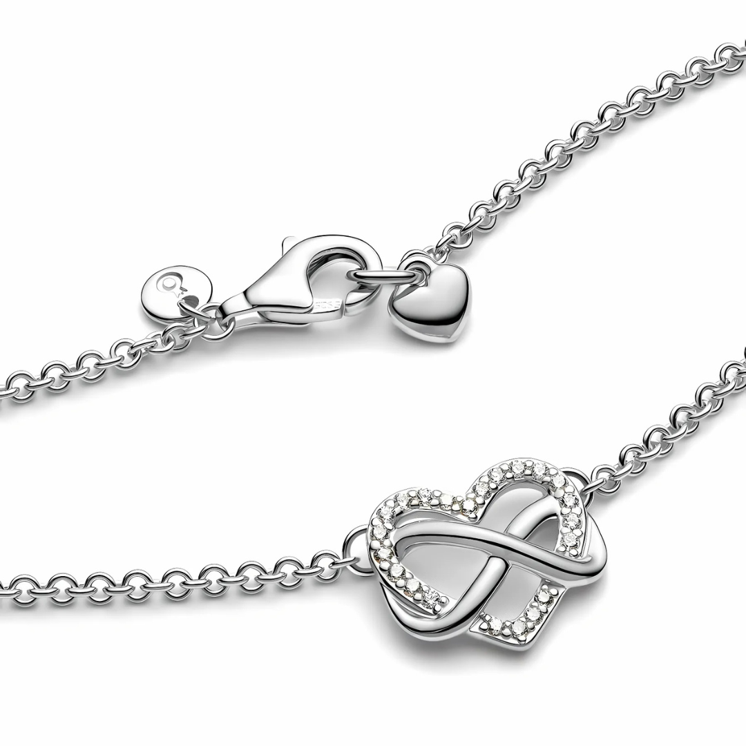 ÉLISE – COLLIER CŒUR ÉTINCELANT INFINI