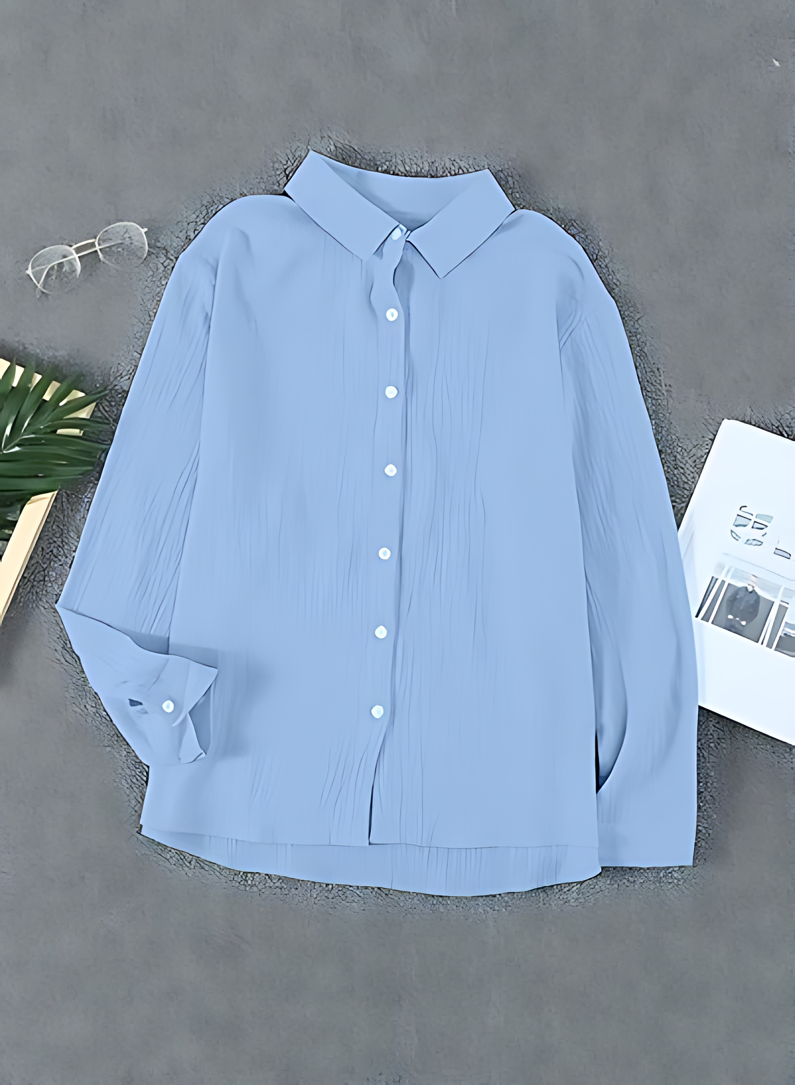 DELPHINA – BLOUSE LONGUE À MANCHES LONGUES