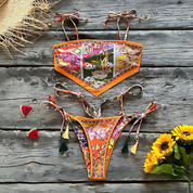 LOU - BIKINI MODERNE À FLEURS