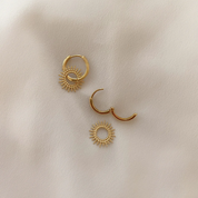 ANAÏS – BOUCLES D’OREILLES ÉLÉGANTES EN FORME DE SOLEIL