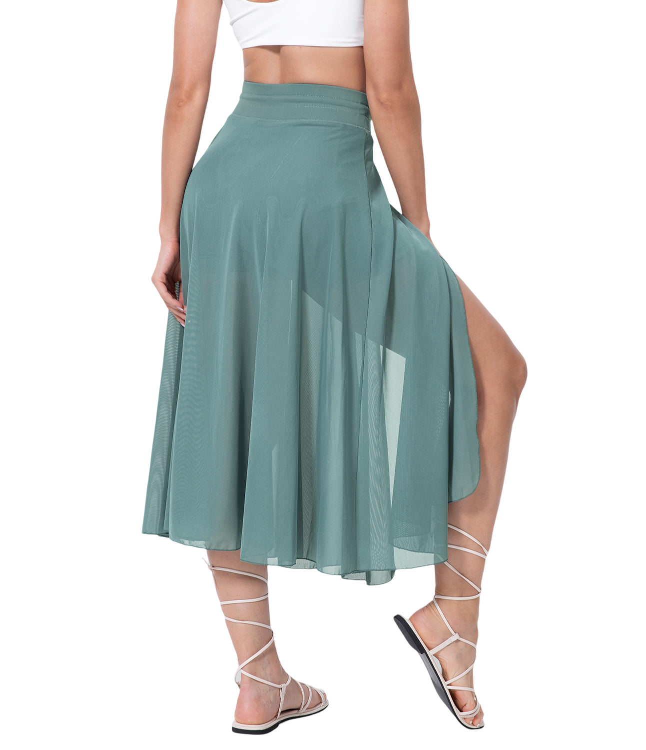 Jupe taille haute 2 en 1