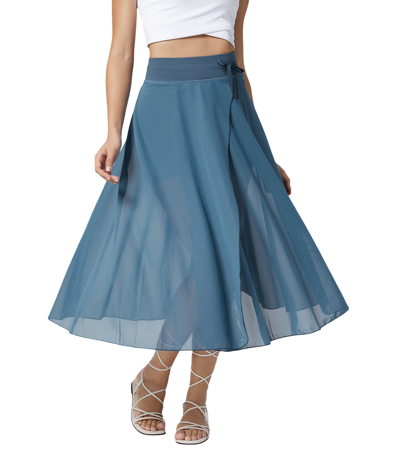 Jupe taille haute 2 en 1