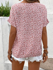 ÉLOANE – BLOUSE TENDANCE À IMPRIMÉ FLEURI