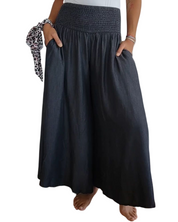 Pantalon à taille élastique