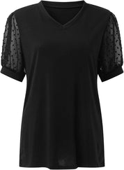 THÉRÈSE – ÉLÉGANT TOP À COL EN V