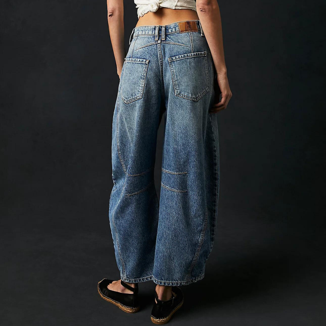 FAUSTINA – JEAN VINTAGE À JAMBES LARGES