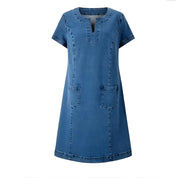 CYRIELLE – ROBE EN JEAN COUPE AMPLE