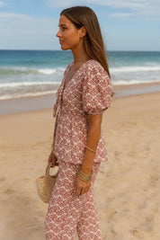 ISALINE – ENSEMBLE ÉLÉGANT HAUT ET PANTALON