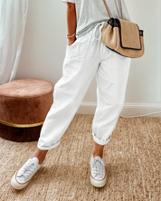 ELIANE - PANTALON CLASSIQUE EN LIN