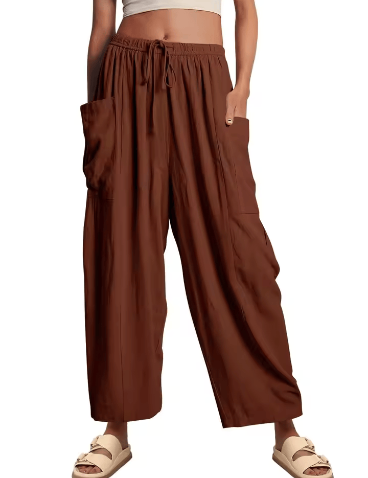 ALEXANDRINE - PANTALON FLUIDE COUPE AMPLE