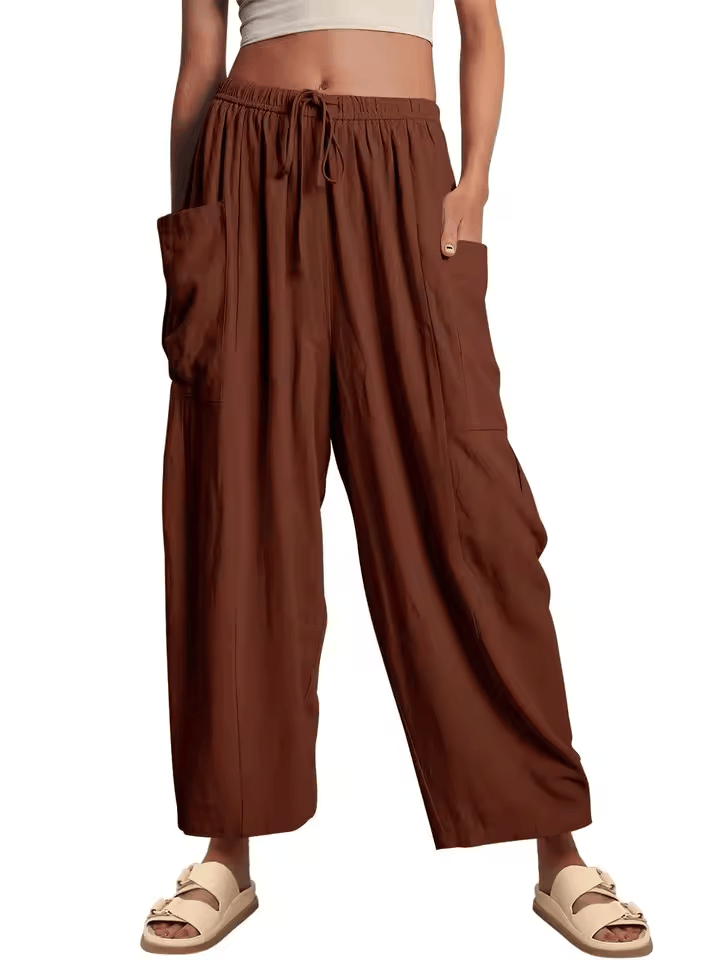 ALEXANDRINE - PANTALON FLUIDE COUPE AMPLE