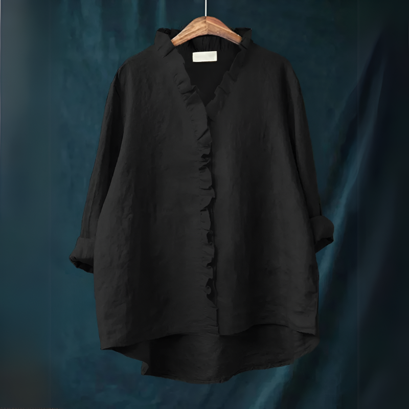 HYACINTHE – BLOUSE AMPLE À VOLANTS