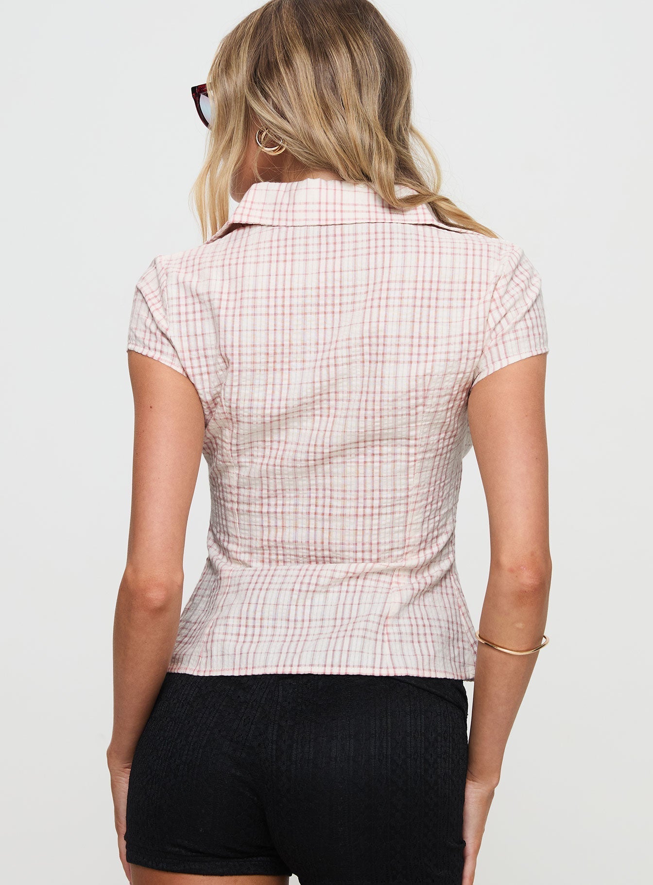 HARMONIE – BLOUSE VINTAGE À BOUTONS