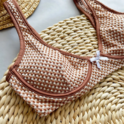 JADE – BIKINI À CARREAUX À LA MODE