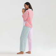 MADELEINE – ENSEMBLE DE PYJAMA À RAYURES MODERNES