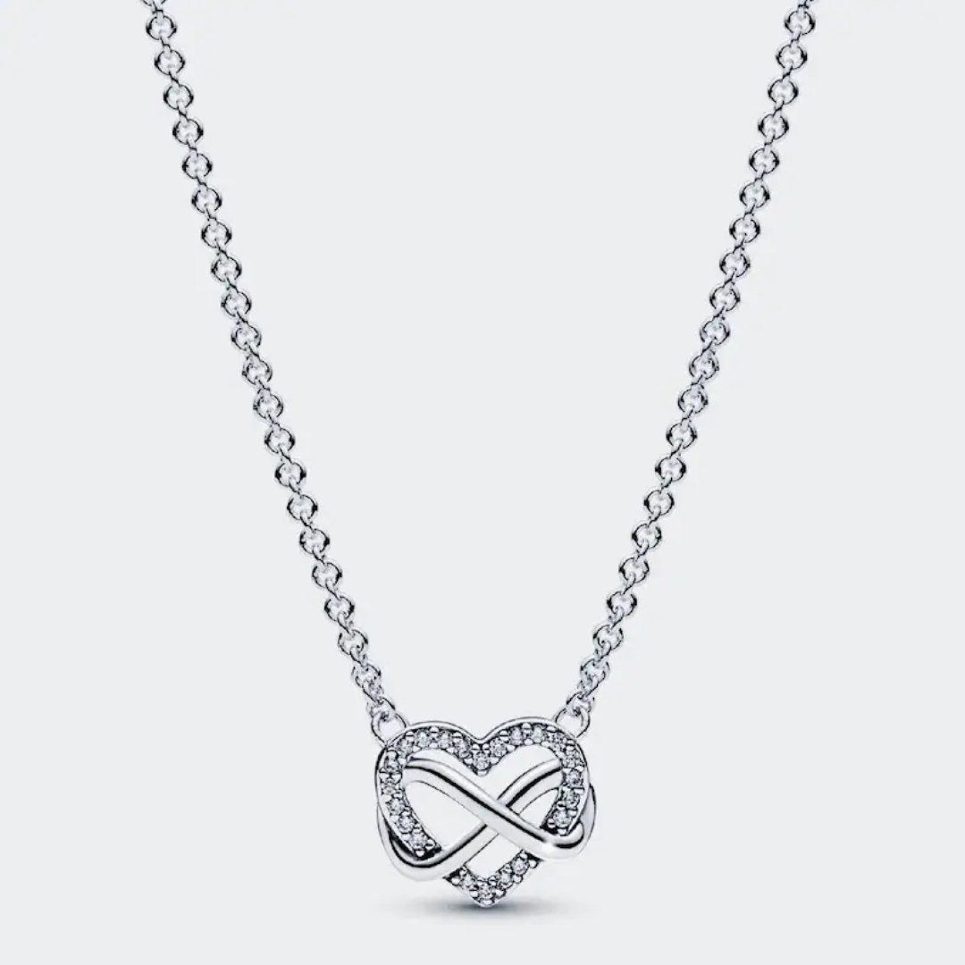ÉLISE – COLLIER CŒUR ÉTINCELANT INFINI