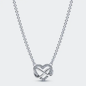 ÉLISE – COLLIER CŒUR ÉTINCELANT INFINI
