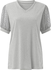 THÉRÈSE – ÉLÉGANT TOP À COL EN V