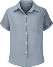 LOUISA – BLOUSE CONFORTABLE À MANCHES COURTES