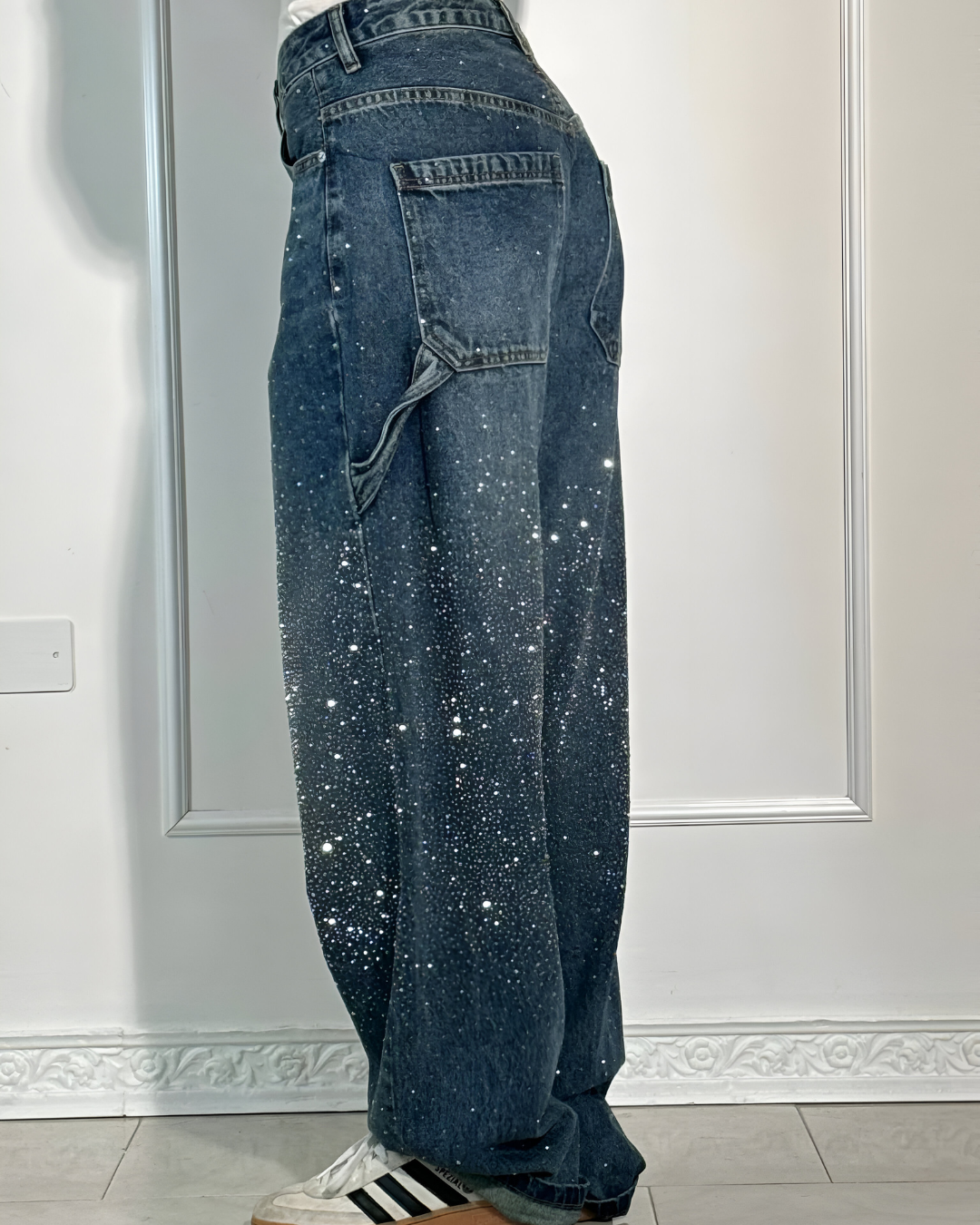 IVETTE - JEAN TENDANCE AVEC STRASS