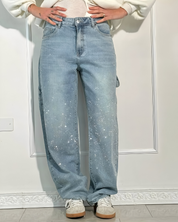 IVETTE - JEAN TENDANCE AVEC STRASS