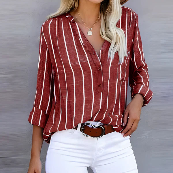 HÉLÈNE – BLOUSE LÉGÈRE À MANCHES LONGUES