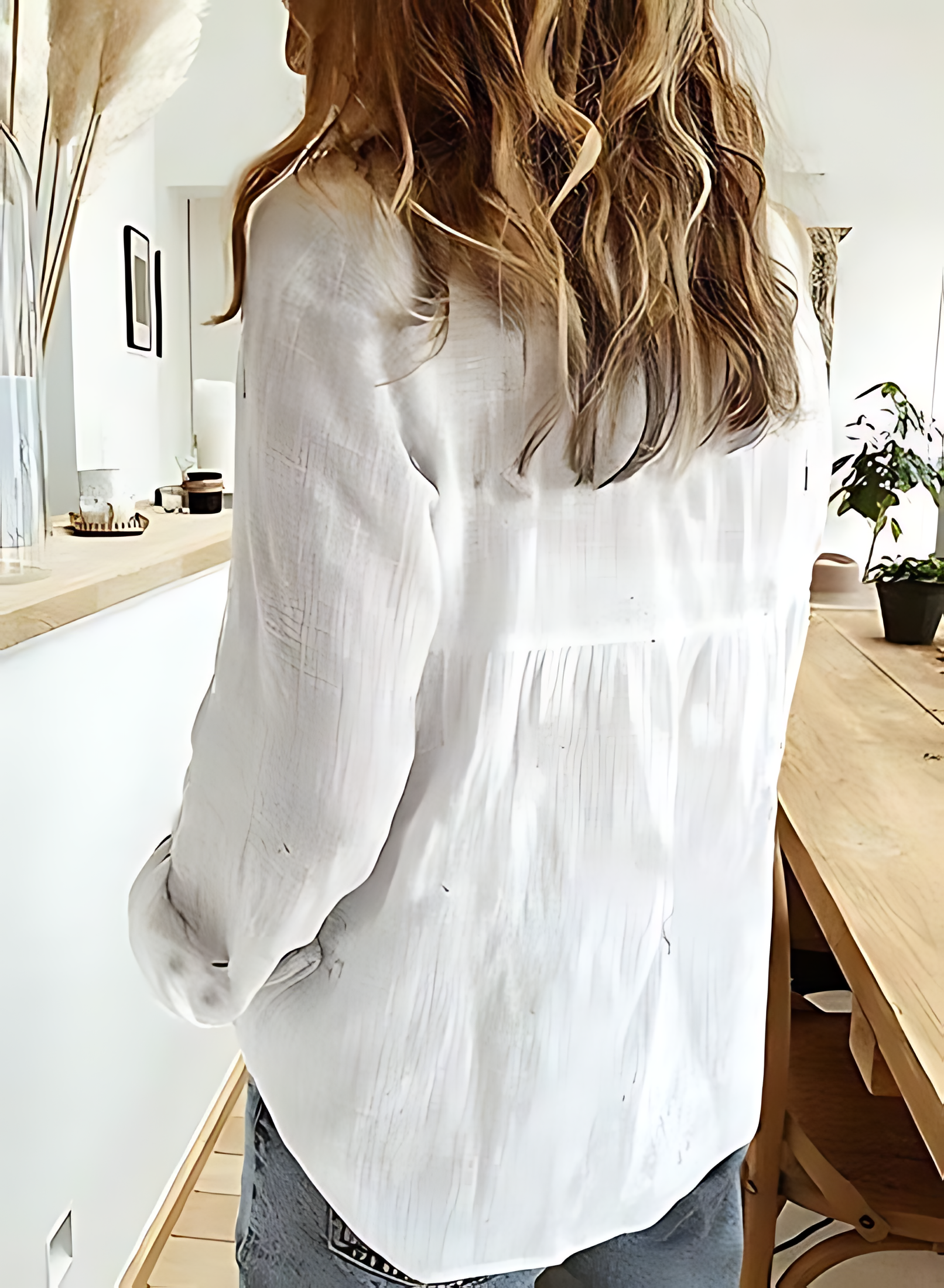 DELPHINA – BLOUSE LONGUE À MANCHES LONGUES