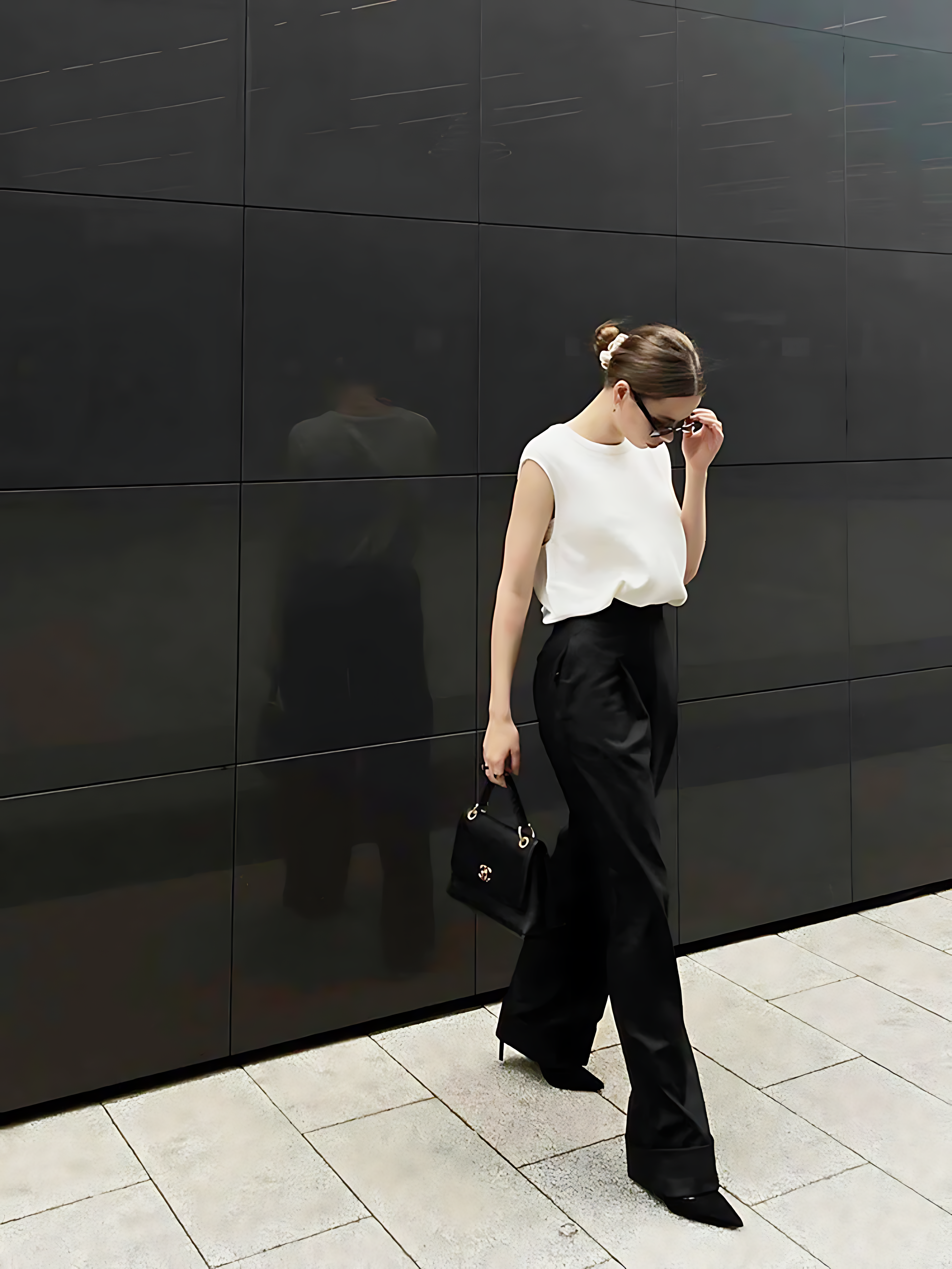 AUDE - PANTALON ÉLÉGANT TAILLE HAUTE