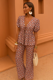 ISALINE – ENSEMBLE ÉLÉGANT HAUT ET PANTALON